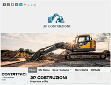 Tablet Screenshot of 2pcostruzionisrl.com